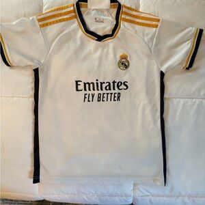 Real Madrid White Soccer Jersey